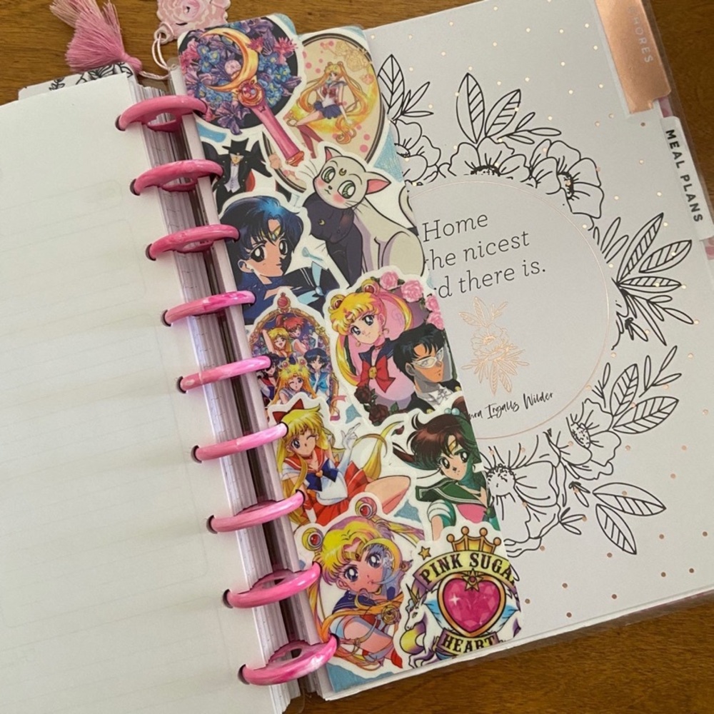 Handmade Sailor Moon Planner Bookmark